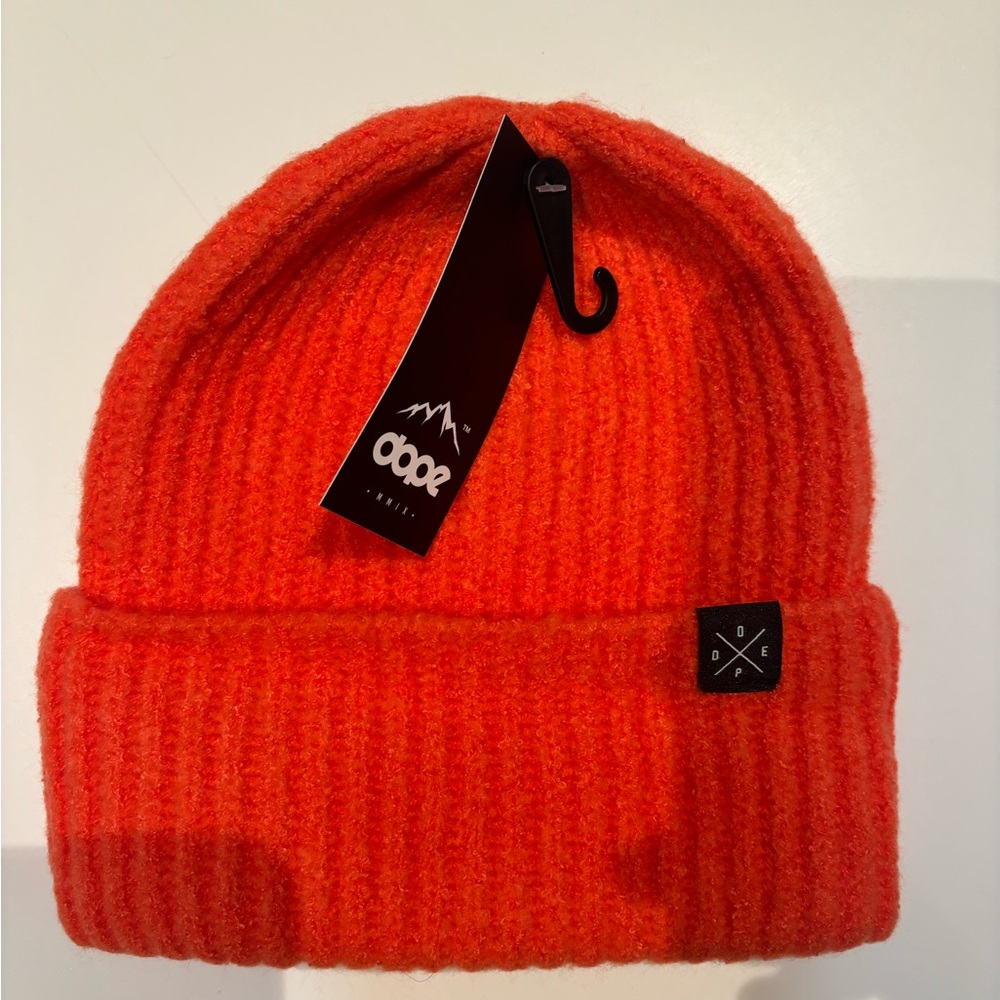DOPE Orange Beanie